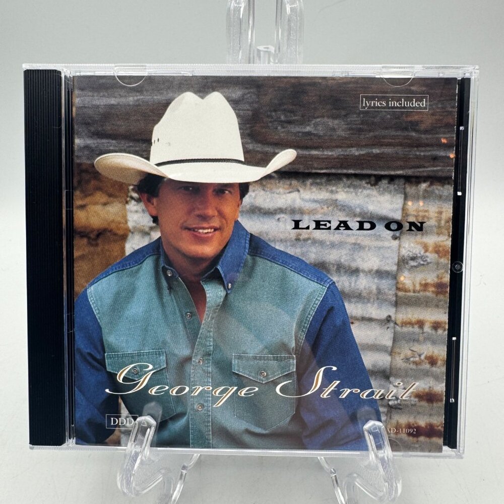 George Strait Lead On CD Album MCA 11092 Country Music Lyrics Included